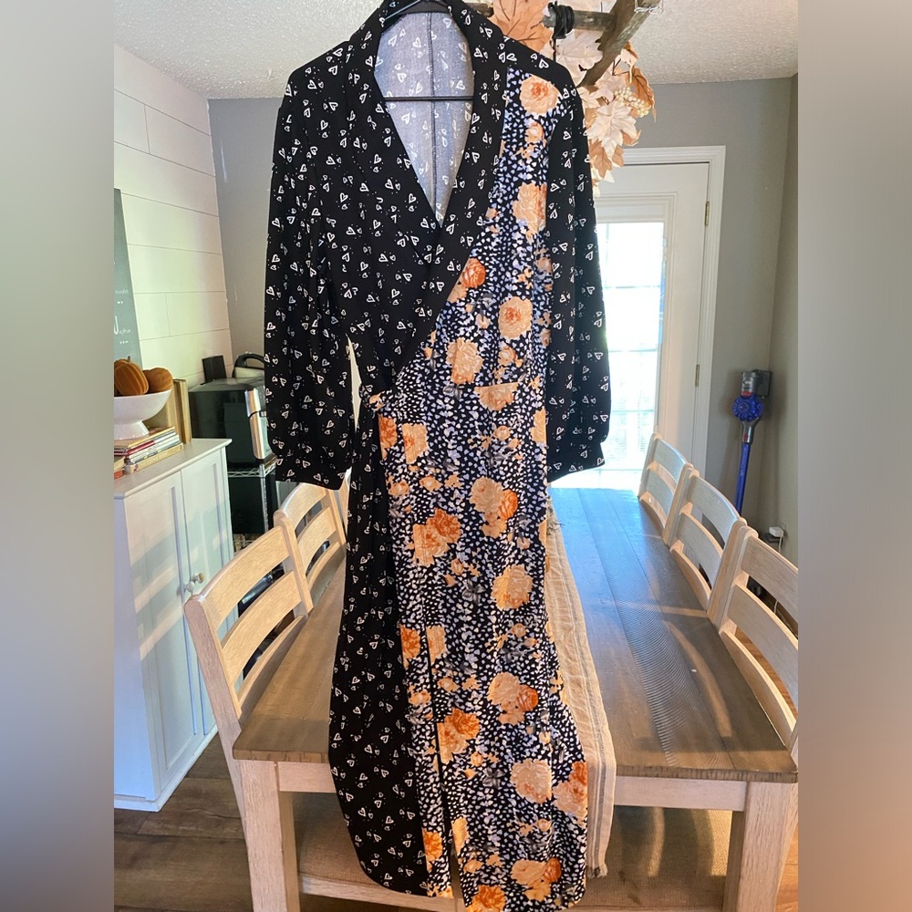 Wrap style dress XL